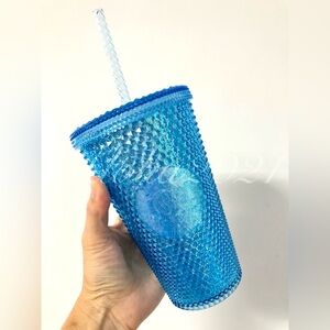 Starbucks Japan Exclusive Grande Prism Blue Studded Cup